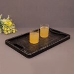 Premium Wooden Serving Tray with Handles (Rectangular)