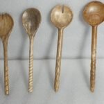 Handcrafted Wooden Karchhi (Cooking Ladle) – Acacia Wood