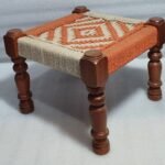 Rajasthani Handcrafted Wooden Pidha Stool – Traditional Low Seating | Goliya Craft & Decor
