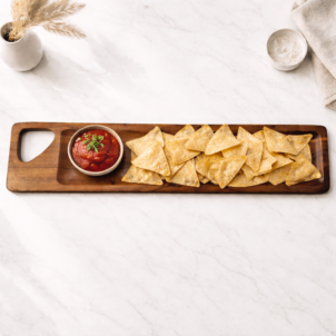 Handcrafted Acacia Wood Rectangular Serving Platter