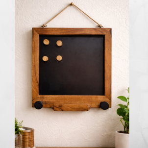 Wooden Magnetic Notice Board